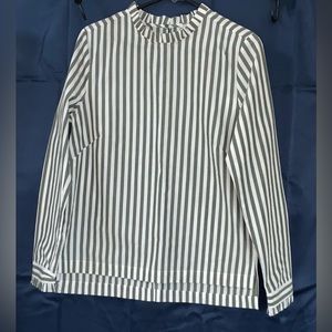 H&M Striped Blouse Sz 8